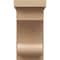 Ekena Millwork 8"W x 8"D x 16"H Wide Alma Rough Cedar Woodgrain TimberThane Corbel, Primed Tan CORUR08X08X16ALMRCPR - alternate 4